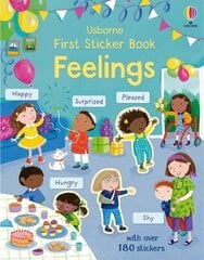 First Sticker Book Feelings цена и информация | Книги для малышей | kaup24.ee