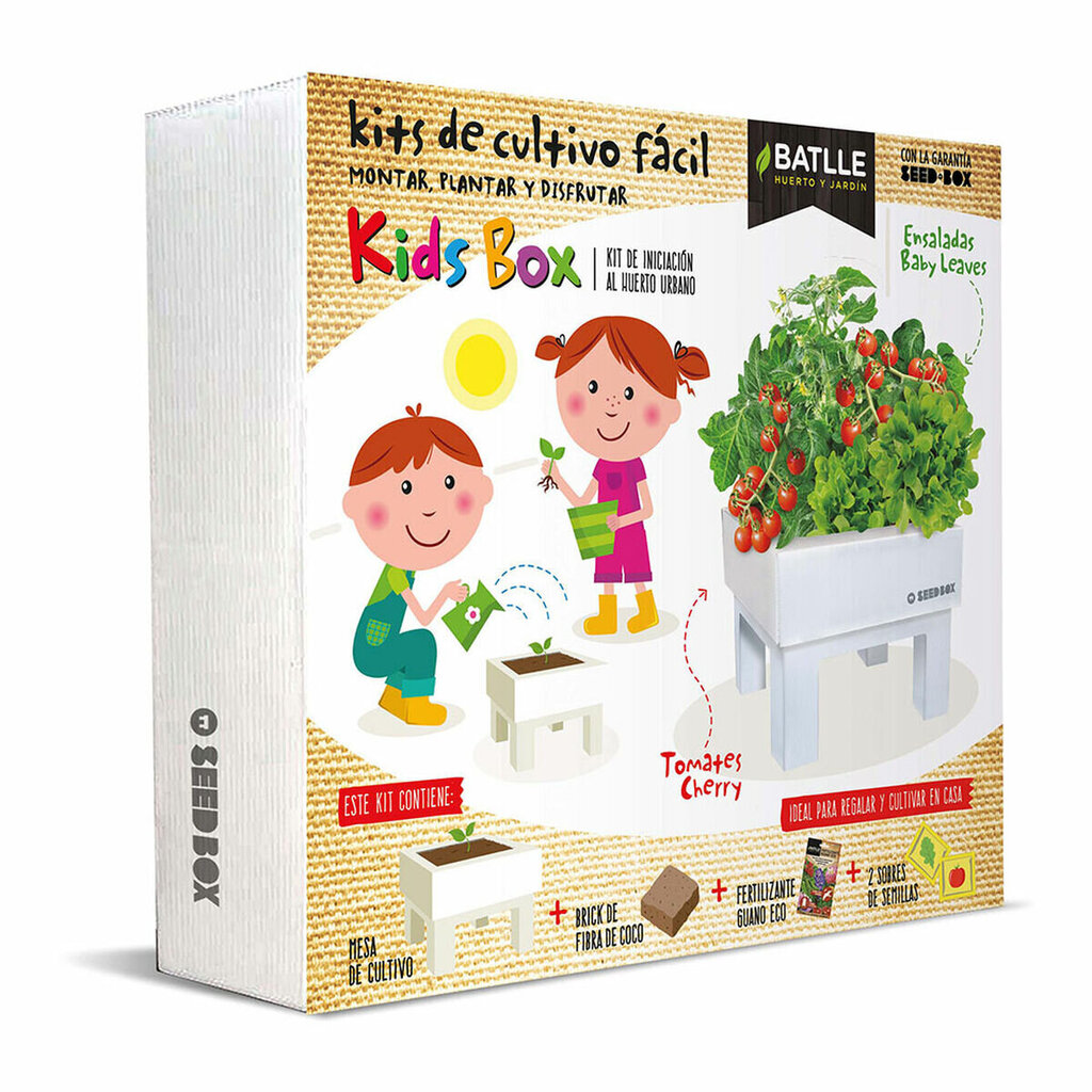 Viljeluskomplekt Batlle Seed Box Kids цена и информация | Aiatööriistad | kaup24.ee