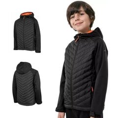 Детский жакет 4F Softshell Jr.  HJZ22 JSFM002 20S, черный цена и информация | 4F Одежда, обувь для детей и младенцев | kaup24.ee