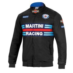 Meeste jakk Sparco Martini Racing, must цена и информация | Мужские куртки | kaup24.ee