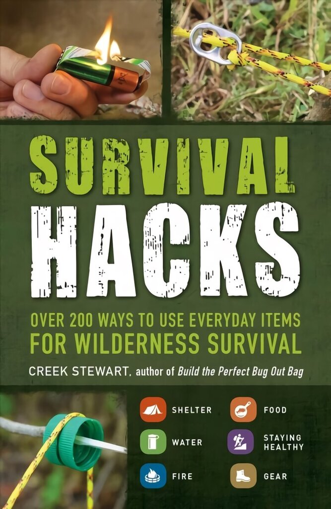 Survival Hacks: Over 200 Ways to Use Everyday Items for Wilderness Survival цена и информация | Tervislik eluviis ja toitumine | kaup24.ee