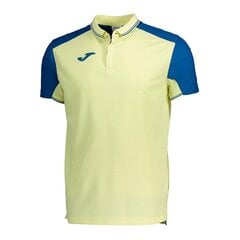 Meeste polo lühikeste varrukatega Joma Sport 100.567.907, kollane hind ja info | Meeste T-särgid | kaup24.ee