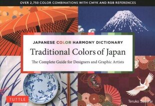 Japanese Color Harmony Dictionary: Traditional Colors: The Complete Guide for Designers and Graphic Artists (Over 2,750 Color Combinations and Patterns with CMYK and RGB References) hind ja info | Kunstiraamatud | kaup24.ee