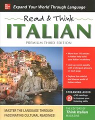 Read & Think Italian, Premium Third Edition 3rd edition hind ja info | Võõrkeele õppematerjalid | kaup24.ee