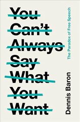 You Can't Always Say What You Want: The Paradox of Free Speech цена и информация | Книги по социальным наукам | kaup24.ee