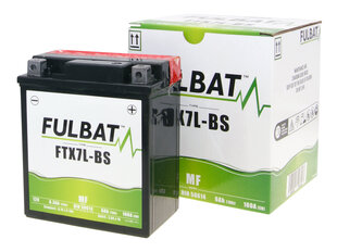 Aku Fulbat YTX7L-BS, 6 Ah 85 A EN 12V цена и информация | Аккумуляторы | kaup24.ee