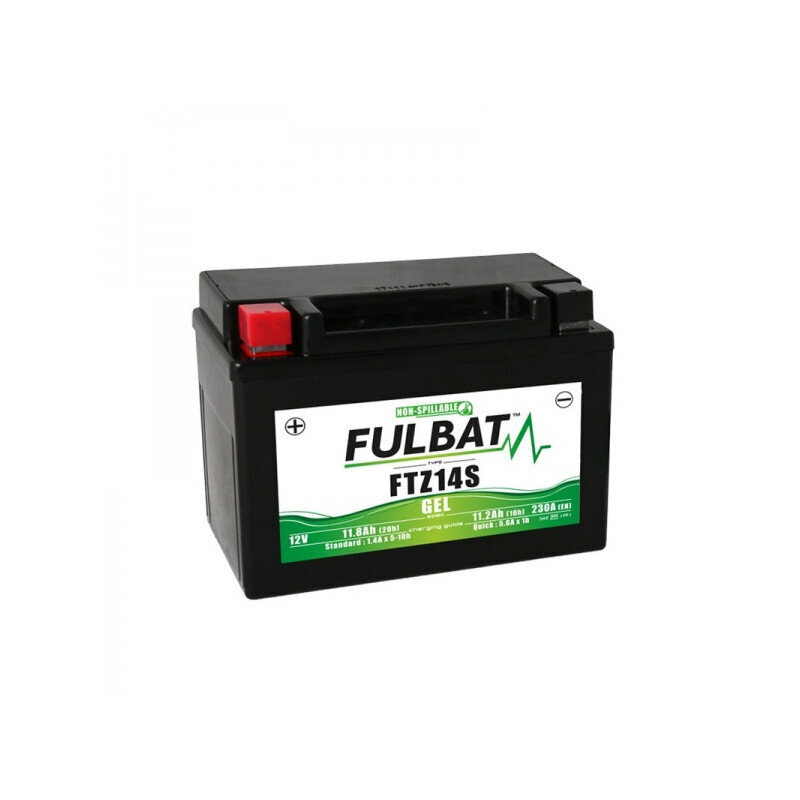 Aku FULBAT GTZ14S (FTZ14S Gel), 11.2 Ah 230 A EN 12V цена и информация | Mootorrataste akud | kaup24.ee