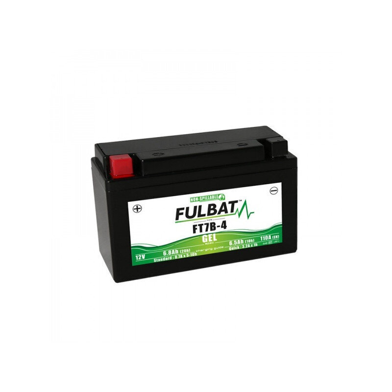 Aku Fulbat GT7B-4, 6,8 Ah 110 A EN 12V hind ja info | Mootorrataste akud | kaup24.ee