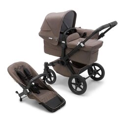 Bugaboo Donkey 5 Mineral Mono universaalne lapsevanker, Black/Taupe hind ja info | Vankrid, jalutuskärud | kaup24.ee