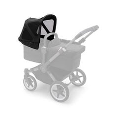 Bugaboo Donkey Breezy päikesevari jalutuskärule, Midnight Black цена и информация | Аксессуары для колясок | kaup24.ee