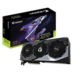 Gigabyte Aorus GeForce RTX 4070 Master 12GB GDDR6X (GV-N4070AORUS M-12GD) цена и информация | Видеокарты | kaup24.ee