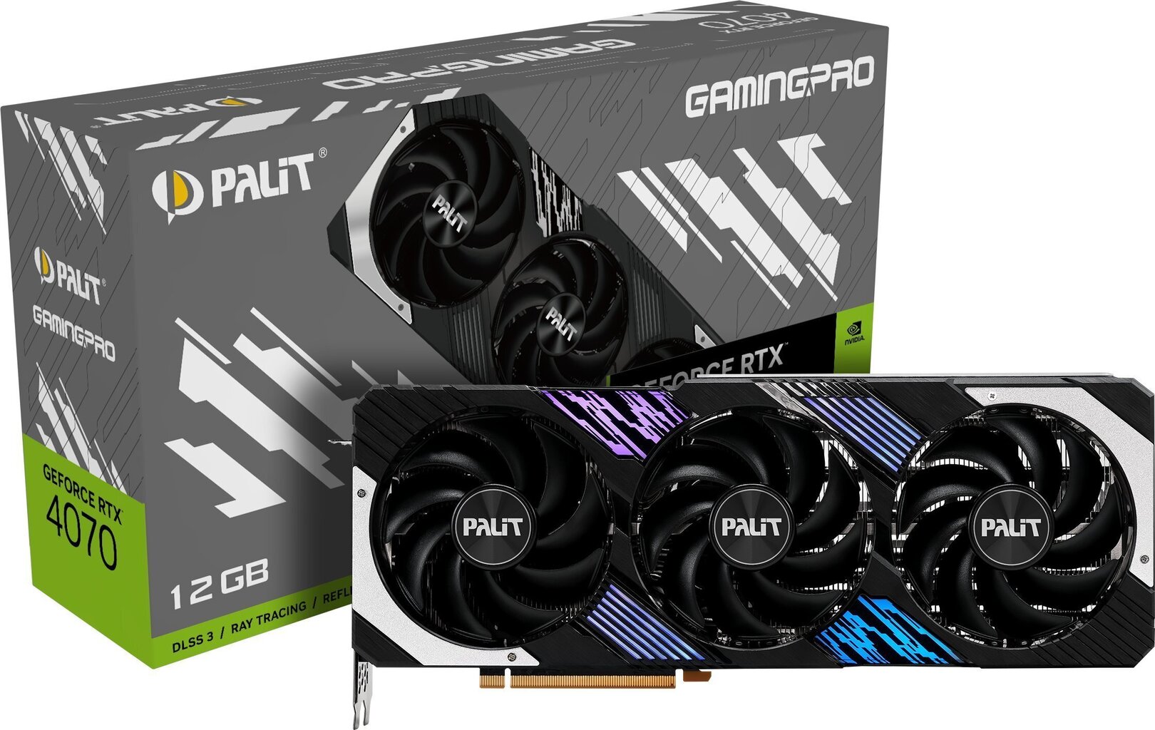 Palit GeForce RTX 4070 GamingPro (NED4070019K9-1043A) цена и информация | Videokaardid (GPU) | kaup24.ee