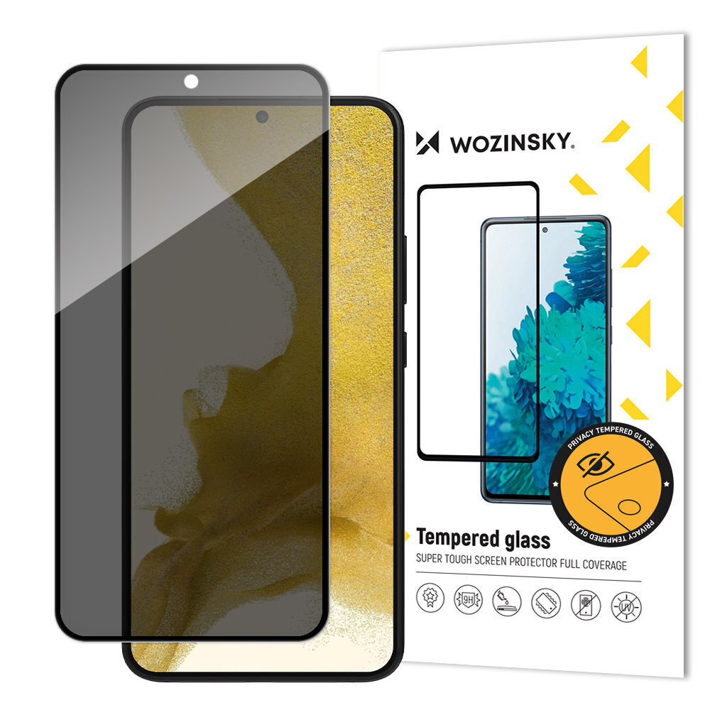 Kaitseklaas Wozinsky Privacy Samsung Galaxy S23+ цена и информация | Ekraani kaitsekiled | kaup24.ee