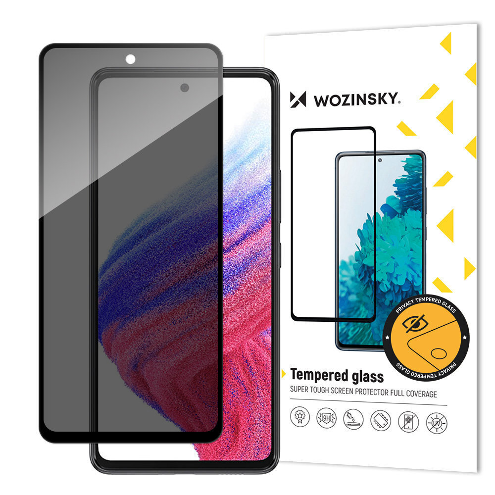 Kaitseklaas Wozinsky Privacy Samsung Galaxy A53 5G hind ja info | Ekraani kaitsekiled | kaup24.ee