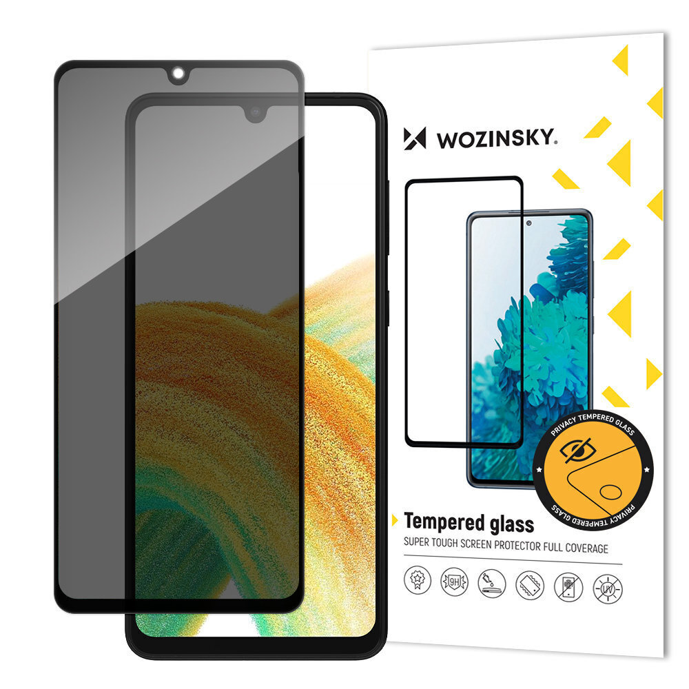 Kaitseklaas Wozinsky Privacy Samsung Galaxy A33 5G hind ja info | Ekraani kaitsekiled | kaup24.ee