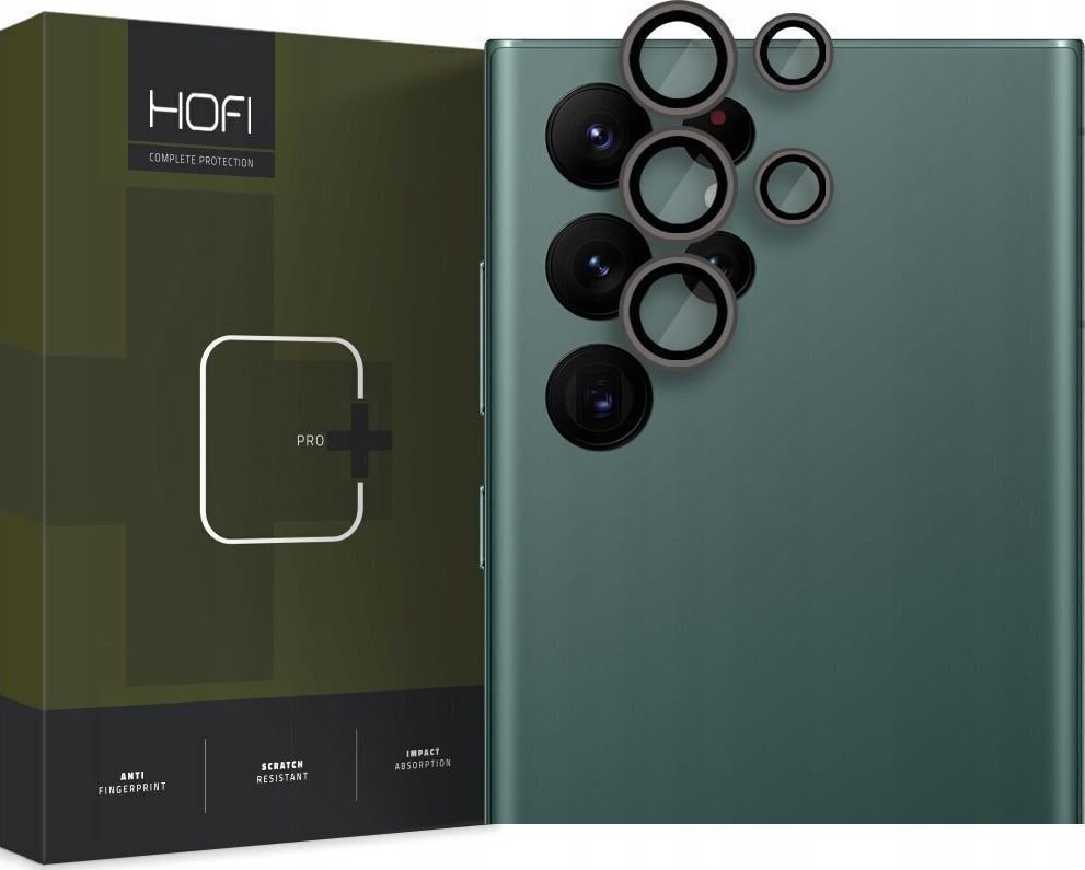 Kaamera kaitse Hofi CamRing Pro+, Samsung Galaxy S23 Ultra jaoks цена и информация | Ekraani kaitsekiled | kaup24.ee