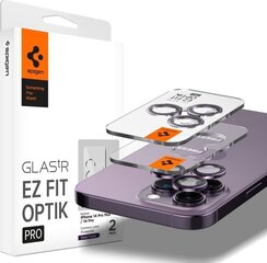 Kaamerakaitse Spigen Optik Pro iPhone 14 Pro / 14 Pro Max hind ja info | Ekraani kaitsekiled | kaup24.ee