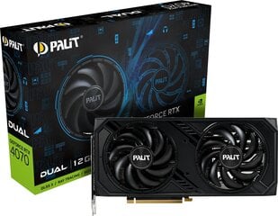 Palit GeForce RTX 4070 Dual (NED4070019K9-1047D) hind ja info | Videokaardid (GPU) | kaup24.ee