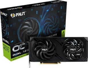 Palit GeForce RTX 4070 Dual OC (NED4070S19K9-1047D) цена и информация | Видеокарты | kaup24.ee