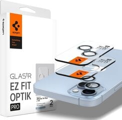 Kaamera kaitse Spigen Optik Pro iPhone 14/14 Plus цена и информация | Защитные пленки для телефонов | kaup24.ee