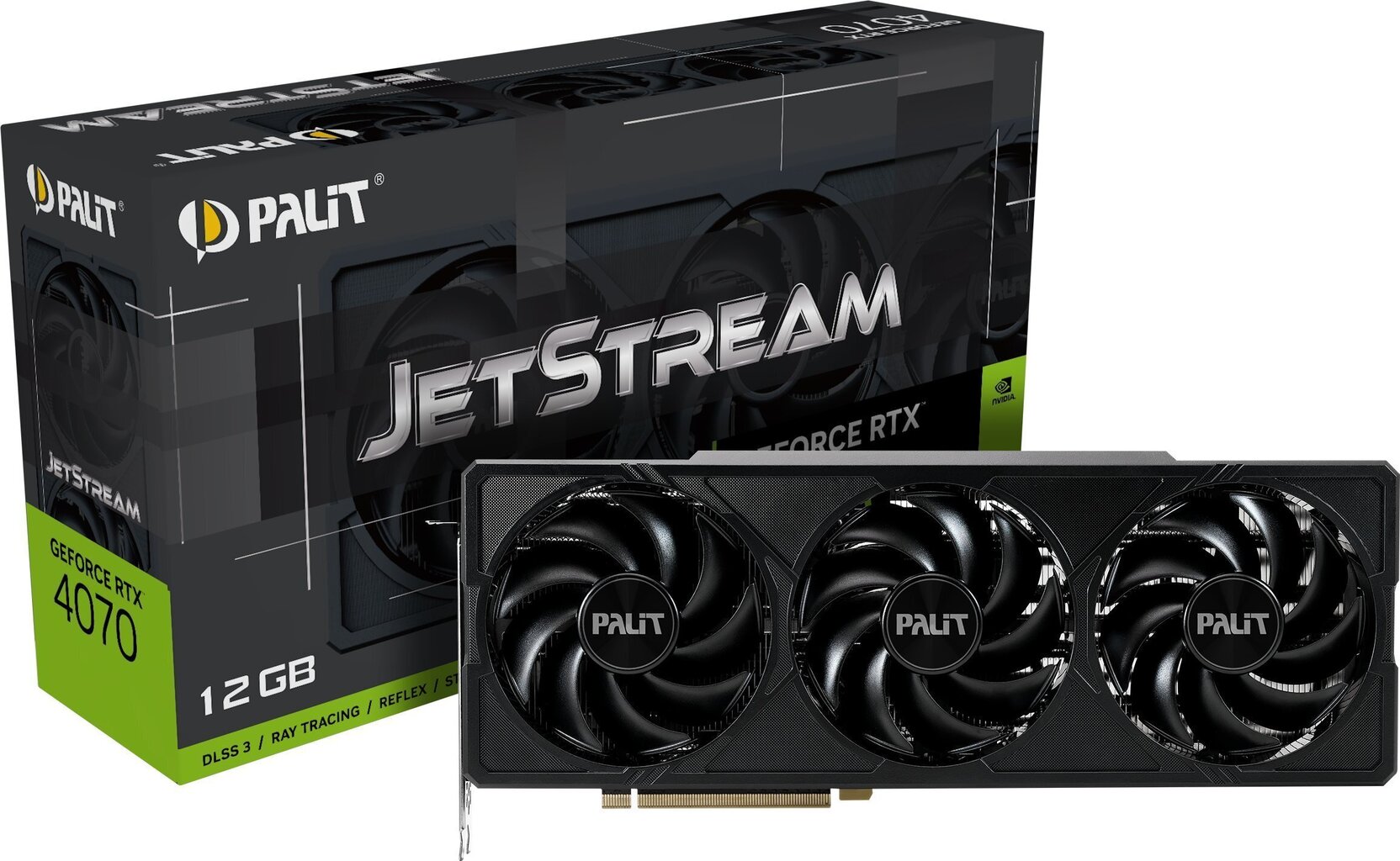 Palit GeForce RTX 4070 JetStream (NED4070019K9-1047J) цена и информация | Videokaardid (GPU) | kaup24.ee