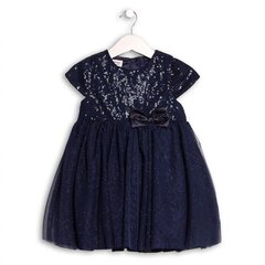 Элегантное темно-синее платье с тюлем цена и информация | Платья для девочек | kaup24.ee