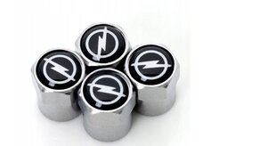 Крышка клапана колеса с символикой OPEL 4 шт. цена и информация | Lisaseadmed | kaup24.ee