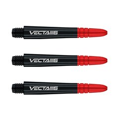 Noolevarred Winmau Vecta, keskmine, 37 mm, must цена и информация | Дартс | kaup24.ee