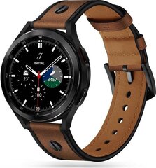 Ремешок с пряжкой Tech-Protect для Samsung Galaxy Watch 4/5/5 PRO (40/42/44/45/46 мм), коричневый цена и информация | Аксессуары для смарт-часов и браслетов | kaup24.ee