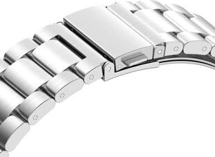 Часы Tech-Protect Stainless Часы Samsung 4 / 5 / 5 PRO (40 / 42 / 44 / 45 / 46 MM), серебристые цена и информация | Аксессуары для смарт-часов и браслетов | kaup24.ee