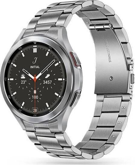 Tech-Protect Stainless Samsung Watch 40/42/44/45/46mm, Silver цена и информация | Nutikellade ja nutivõrude tarvikud | kaup24.ee