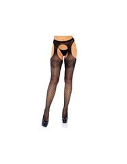 LEG AVENUE POLKA DOT SUSPENDER HOSE ONE SIZE цена и информация | Сексуальное женское белье | kaup24.ee