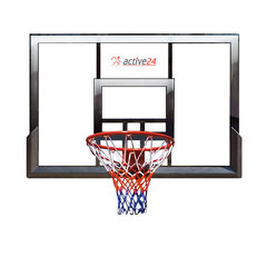 Korvpallilaud Active24 Koss 32008, 120x80cm цена и информация | Баскетбольные щиты | kaup24.ee