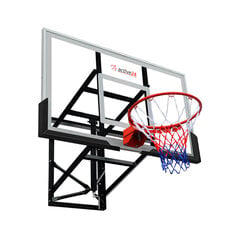 Karastatud klaasist korvpallilaud Active24 Koss 32030K, 136x80cm цена и информация | Баскетбольные щиты | kaup24.ee