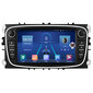 Ford S-Max Mondeo 2007-12 Android Multimeedia Must цена и информация | Autoraadiod, multimeedia | kaup24.ee