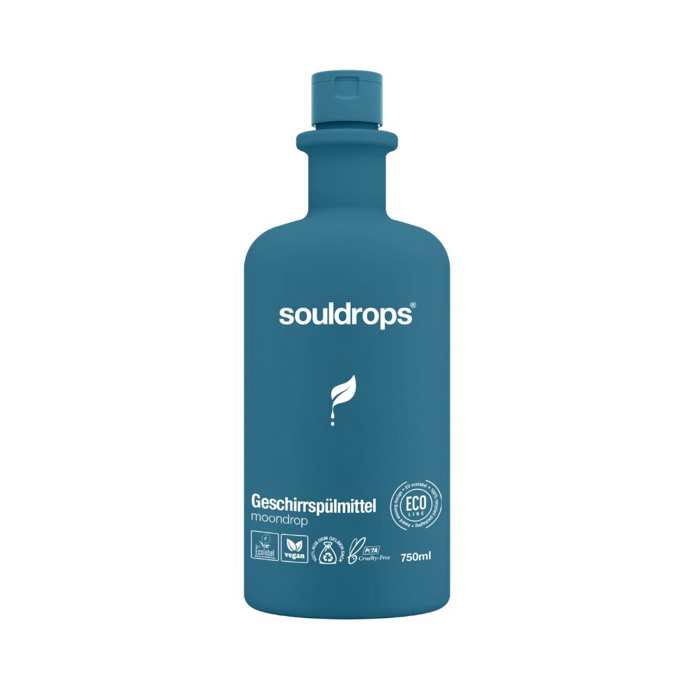 Souldrops biolagunev nõudepesuvahend õuna lõhnaga Moondrop, 750 ml hind ja info | Nõudepesuvahendid | kaup24.ee