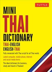 Mini Thai Dictionary: Thai-English English-Thai цена и информация | Пособия по изучению иностранных языков | kaup24.ee