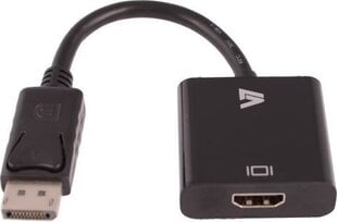 Адаптер для DisplayPort на HDMI V7 CBLDPHD-1E           Чёрный цена и информация | Адаптеры и USB-hub | kaup24.ee