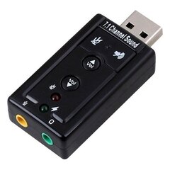 Звуковой адаптер USB Ewent EW3762 цена и информация | Адаптеры и USB-hub | kaup24.ee