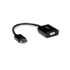 Адаптер для DisplayPort на VGA Startech DP2VGA3X5            Чёрный цена и информация | Адаптеры и USB-hub | kaup24.ee