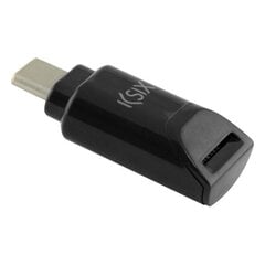 Micro SD-USB-C Adapter KSIX Must hind ja info | USB jagajad, adapterid | kaup24.ee