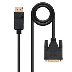 DisplayPort-DVI Adapter Nanocable 10.15.4501 1 m цена и информация | Адаптеры и USB-hub | kaup24.ee