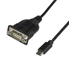 USB-RS232 Adapter Startech ICUSB232C Must 0,4 m hind ja info | USB jagajad, adapterid | kaup24.ee