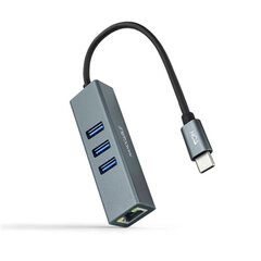 USB-Ethernet Adapter Nanocable ANEAHE0819 цена и информация | Адаптеры и USB-hub | kaup24.ee