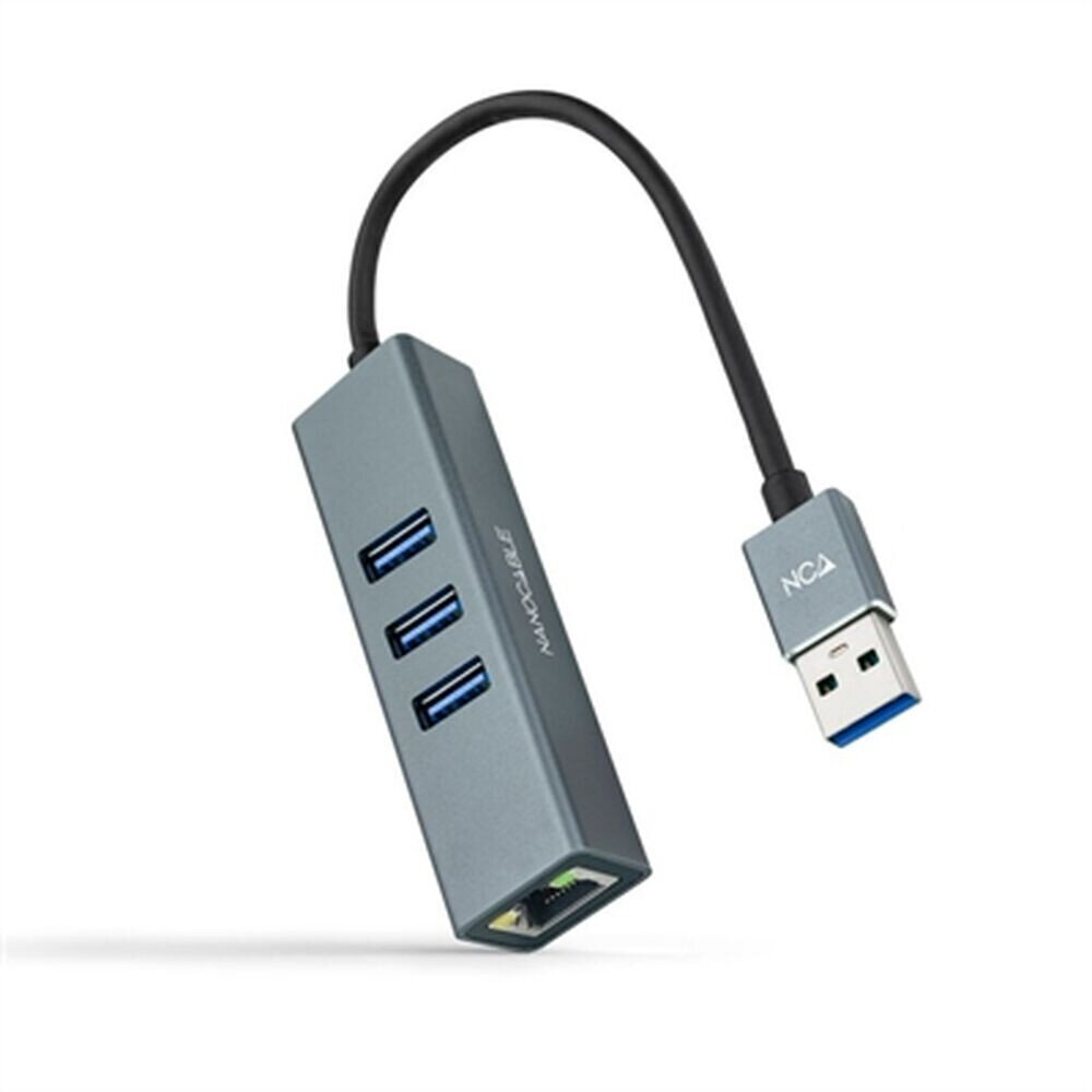 USB-Ethernet Adapter Nanocable ANEAHE0818 hind ja info | USB jagajad, adapterid | kaup24.ee