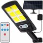 Päikesepatarei ja puldiga 120 LED välisvalgusti hind ja info | Aia- ja õuevalgustid | kaup24.ee