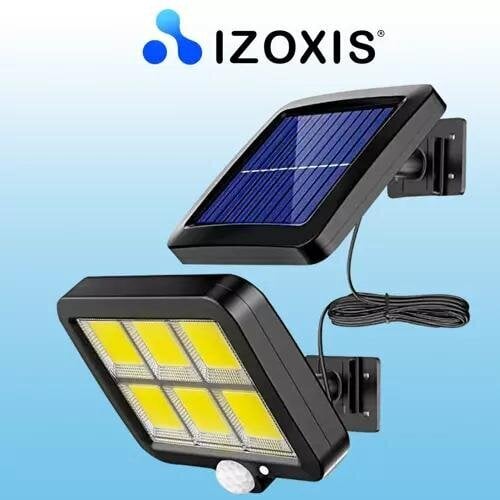 Päikesepatarei ja puldiga 120 COB LED välisvalgusti hind ja info | Aia- ja õuevalgustid | kaup24.ee