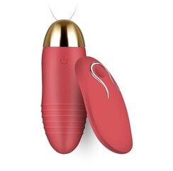 Puldiga munavibraator Continuous Climax, punane hind ja info | Vibraatorid | kaup24.ee