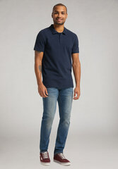 Мужская рубашка-поло Mustang, темно-синяя цена и информация | Мужские футболки | kaup24.ee