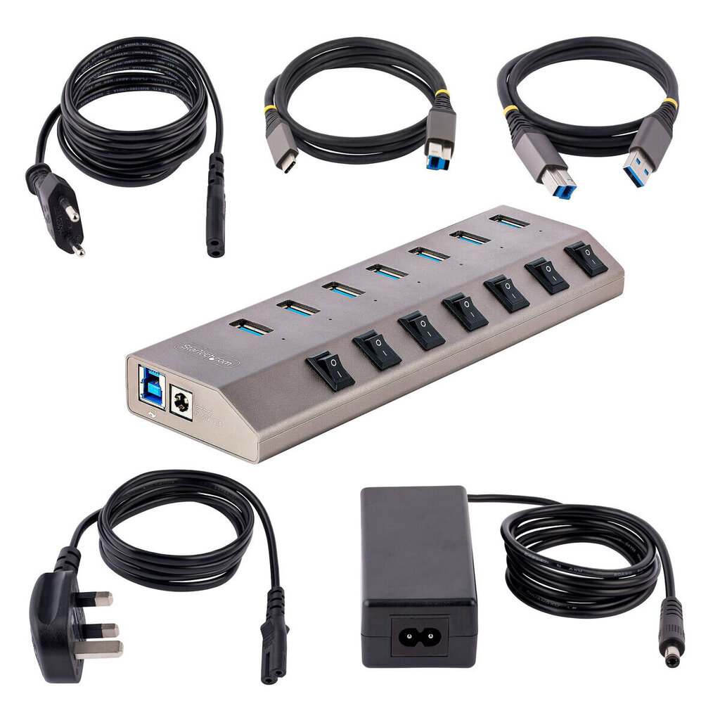 USB-jaotur Startech 5G7AIBS-USB-HUB-EU hind ja info | USB jagajad, adapterid | kaup24.ee